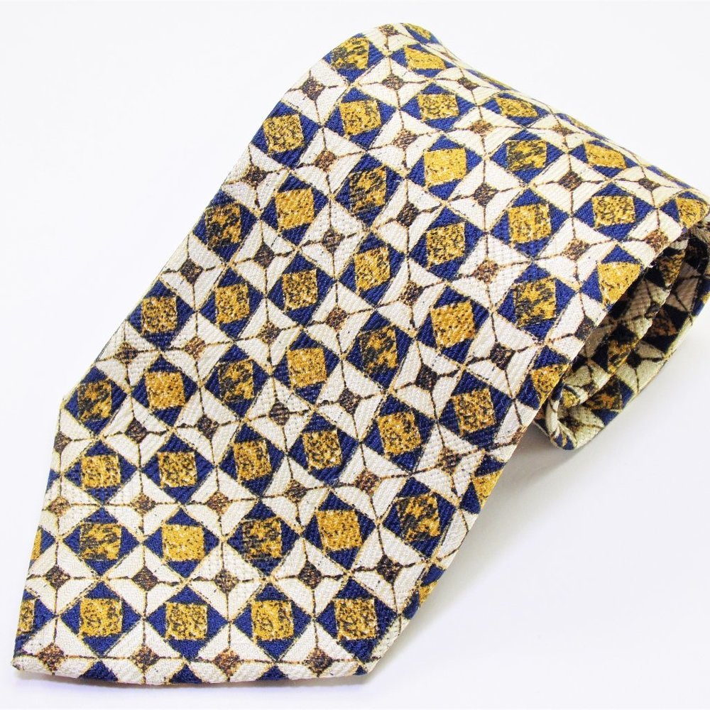 Vintage Ermenegildo Zegna Multicolor Silk Necktie